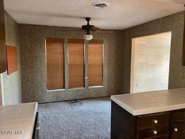 a living room with a large window