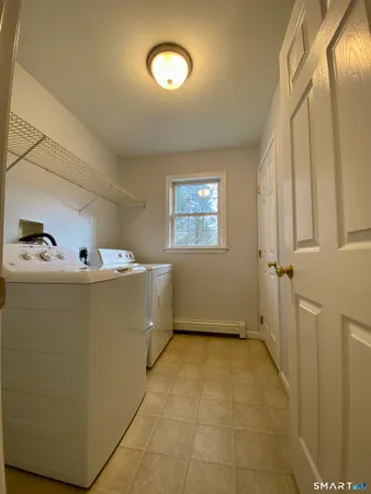 a room with storage and utility