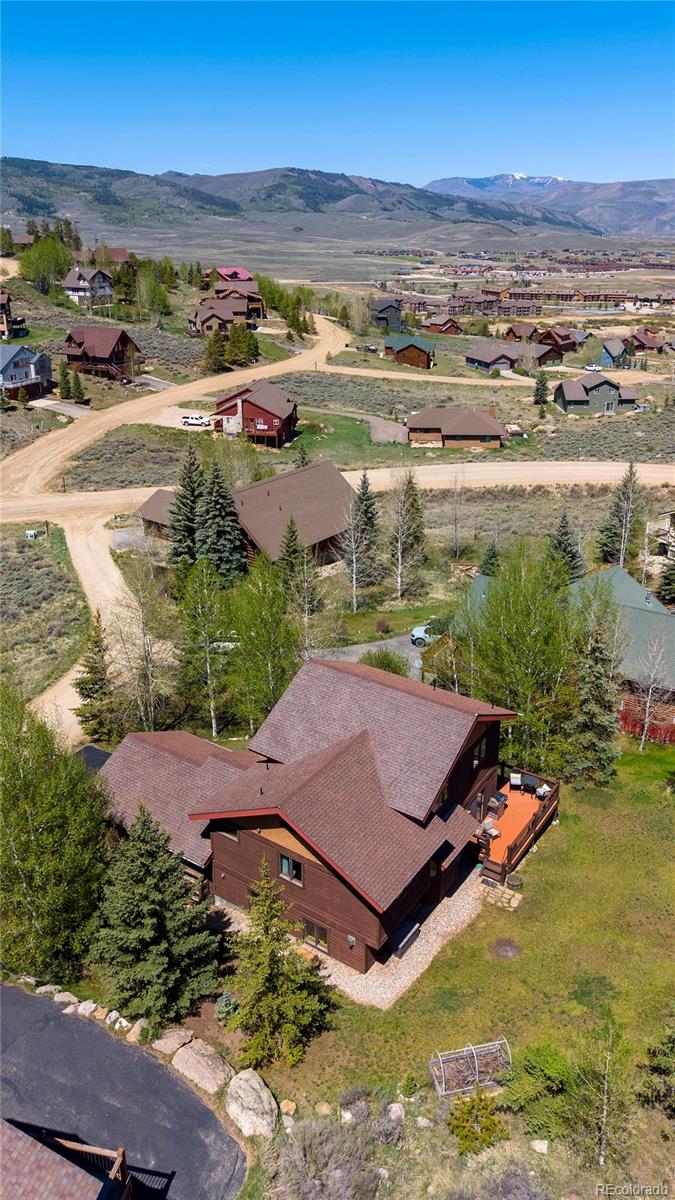 290 Village Road Granby, CO 80446 - Photo 43 of 45 an aerial view of a house with a lake view