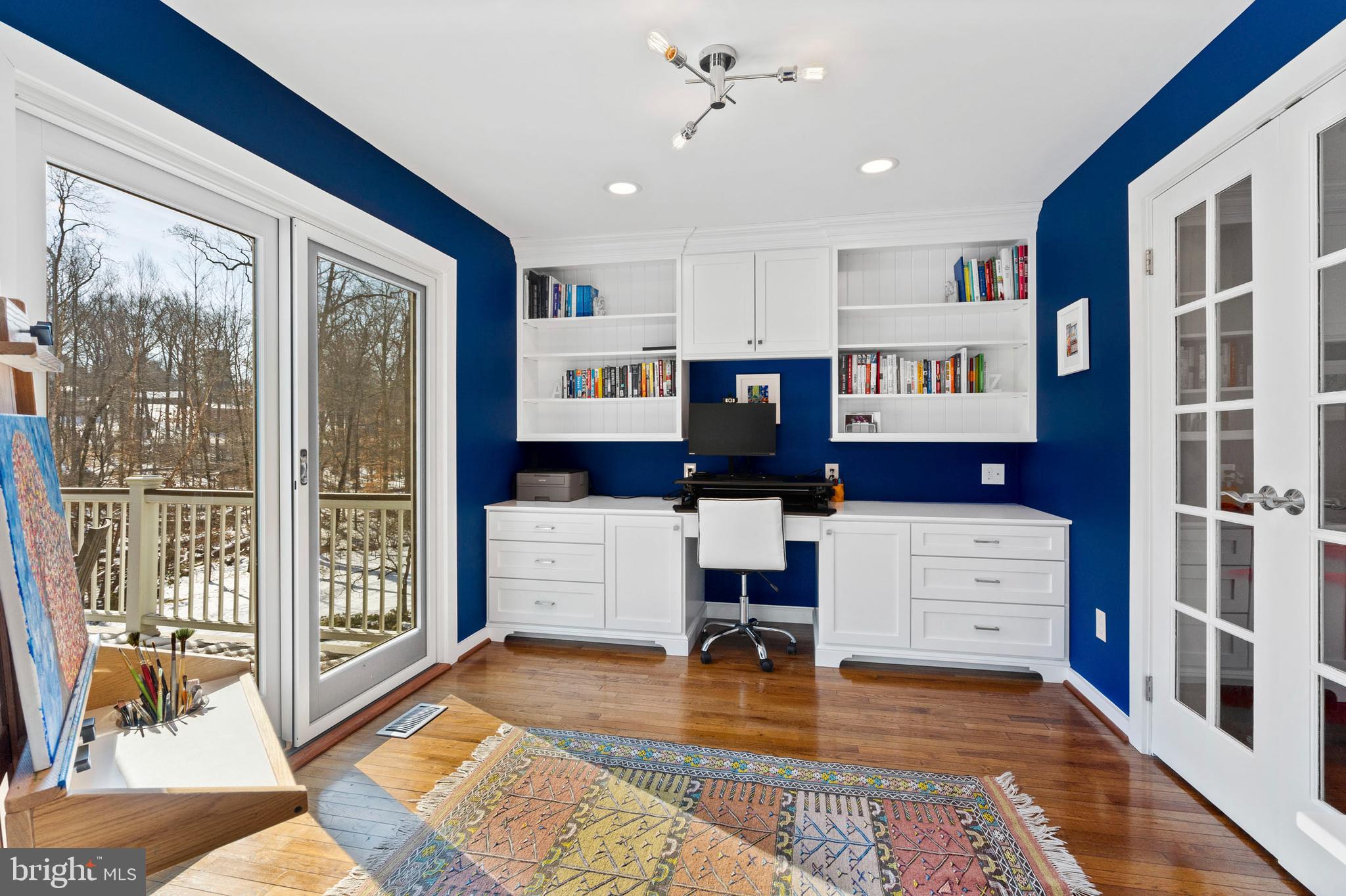 1053 Beaumont Road Berwyn, PA 19312 - Photo 15 of 63 Study boasts custom built-in cabinets.