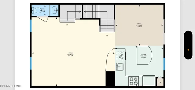 a picture of a wall with a white wall and a refrigerator