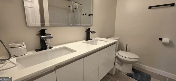 a close view of utility room