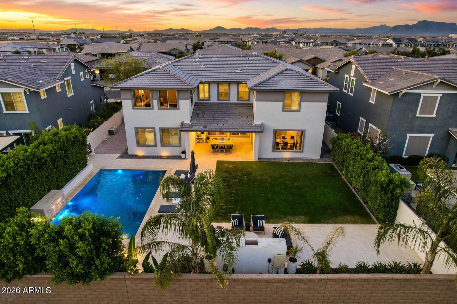 22607 East Russet Road Queen Creek, AZ 85142 - Photo 2 of 64 Backyard Drone