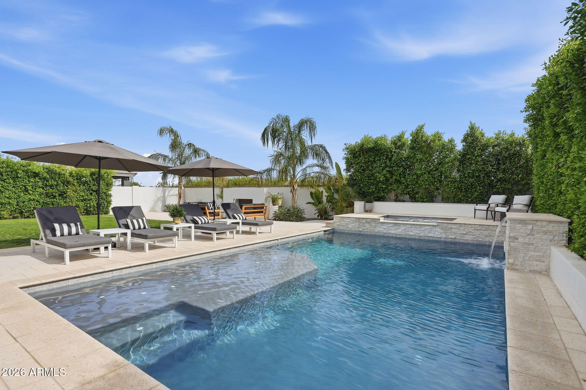 22607 East Russet Road Queen Creek, AZ 85142 - Photo 49 of 64 custom pool & spa