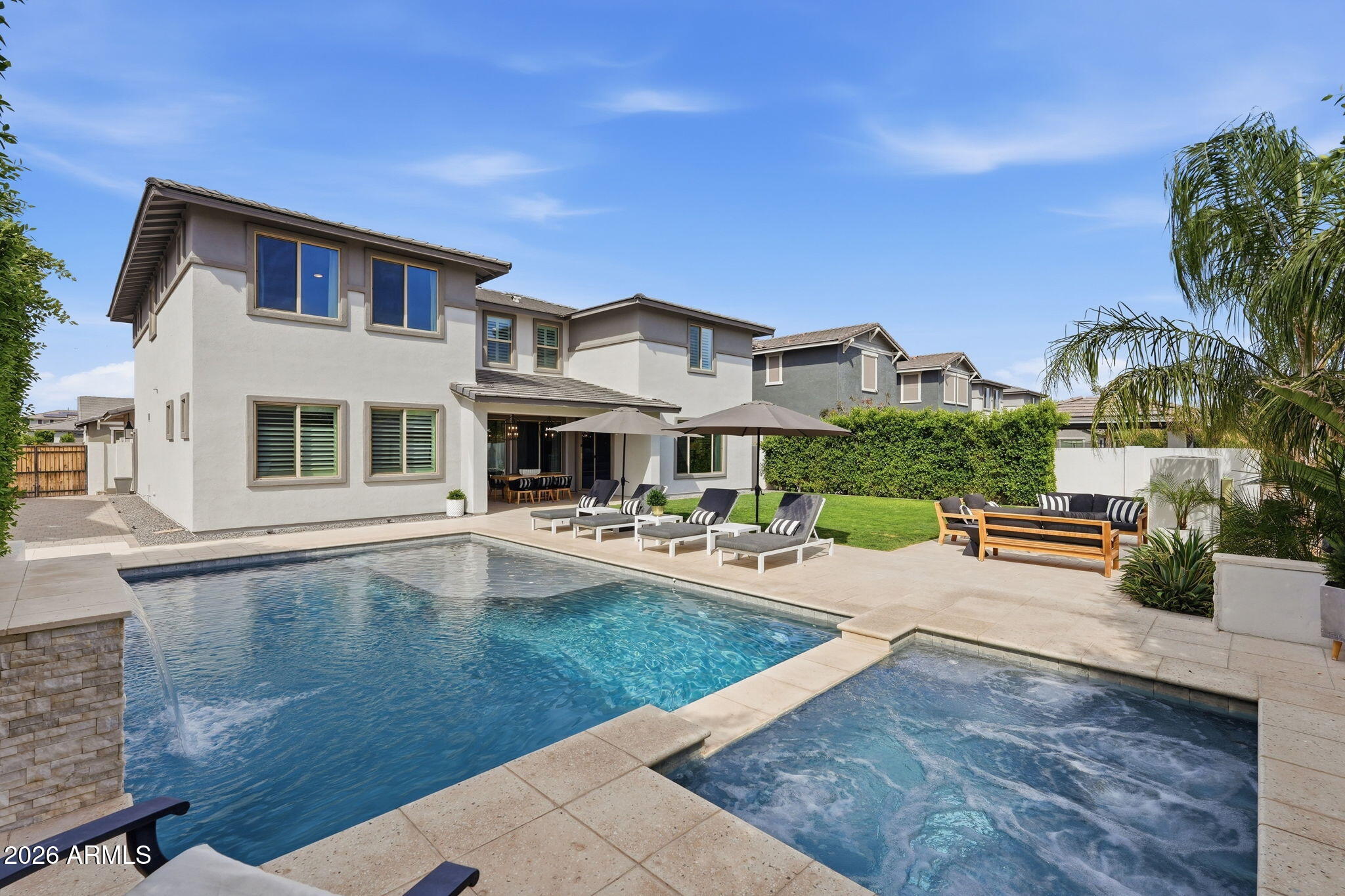 22607 East Russet Road Queen Creek, AZ 85142 - Photo 50 of 64 custom pool & spa