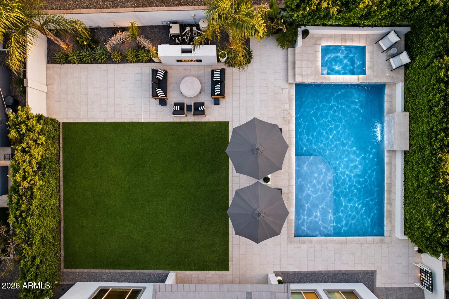 22607 East Russet Road Queen Creek, AZ 85142 - Photo 5 of 64 Backyard Drone