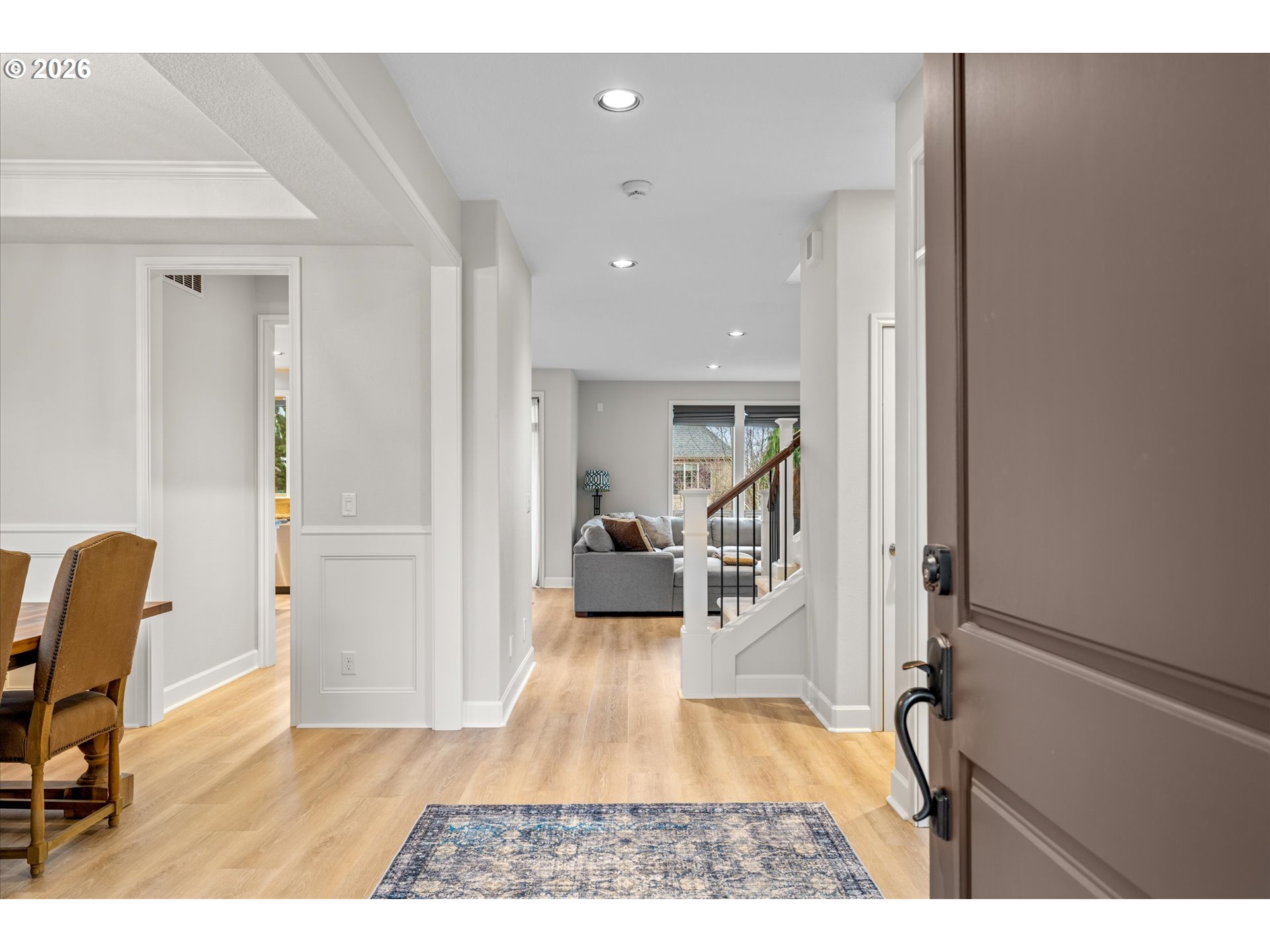 12059 Southwest Stringer Lane Tigard, OR 97224 - Photo 5 of 41 a living room with furniture and a wooden floor