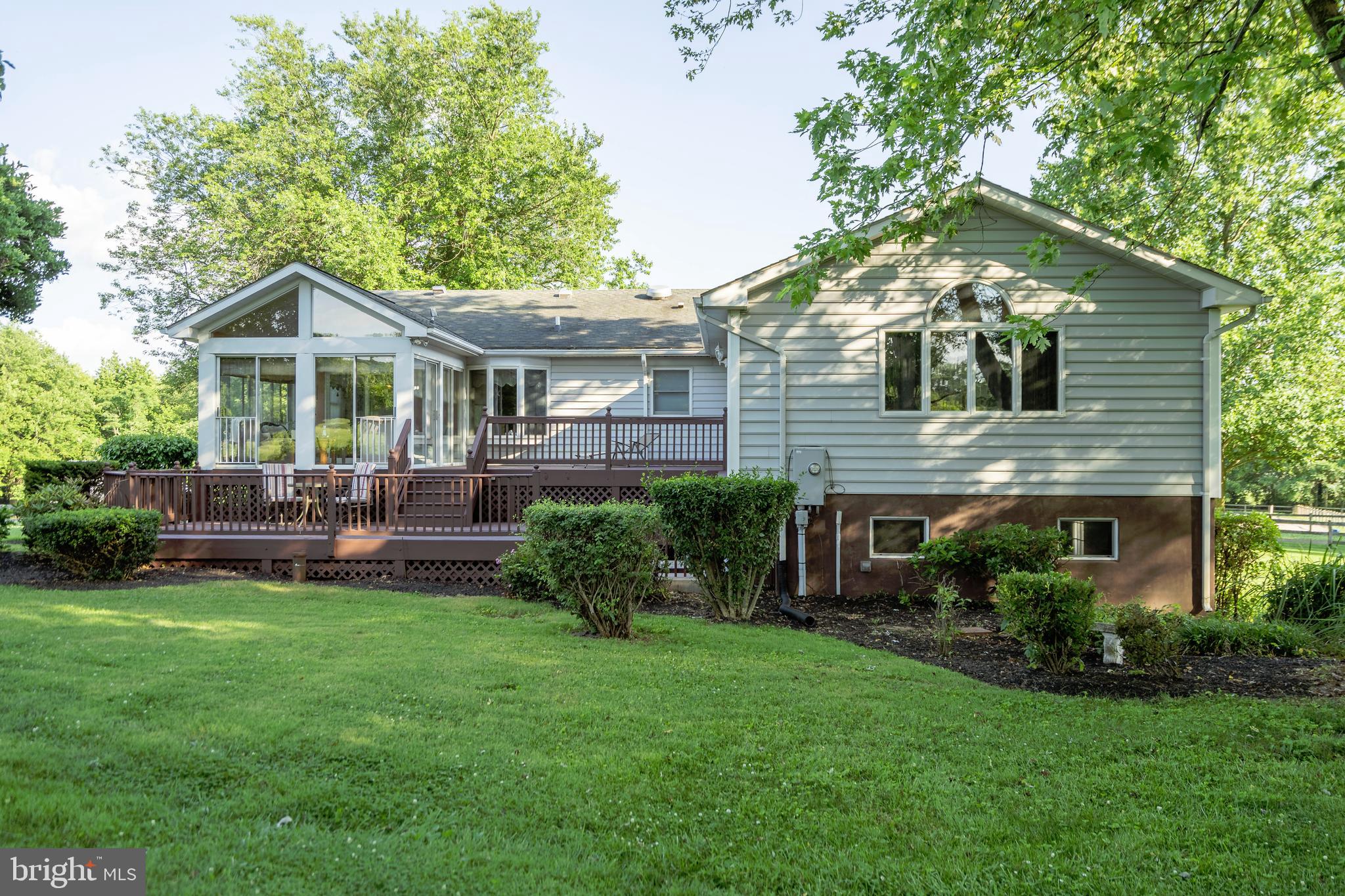 Deck Side of House, Sun Room on Left