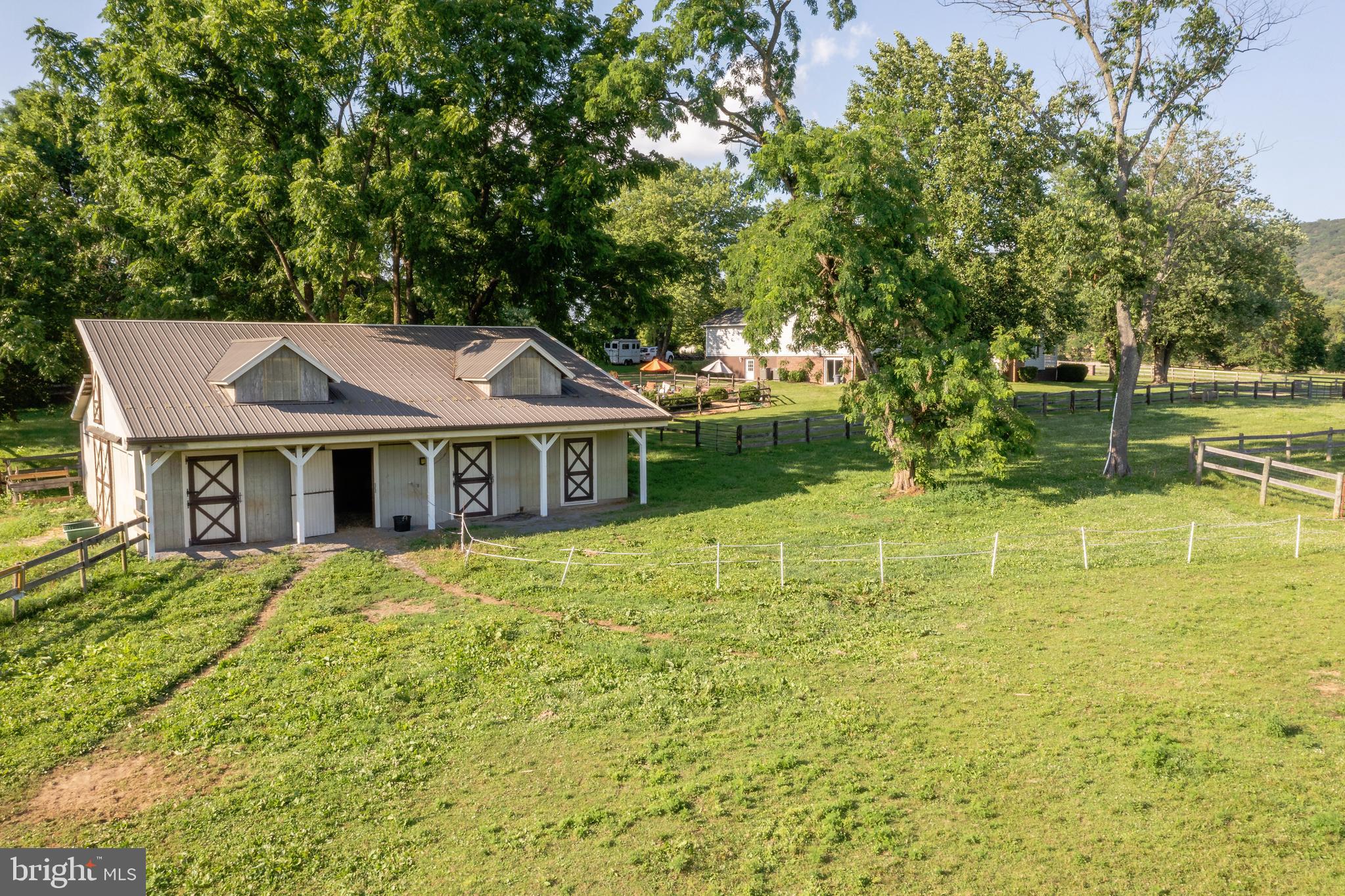 20316 Townsend Road Rohrersville, MD 21779 - Photo 59 of 76 Aerial View of Stable