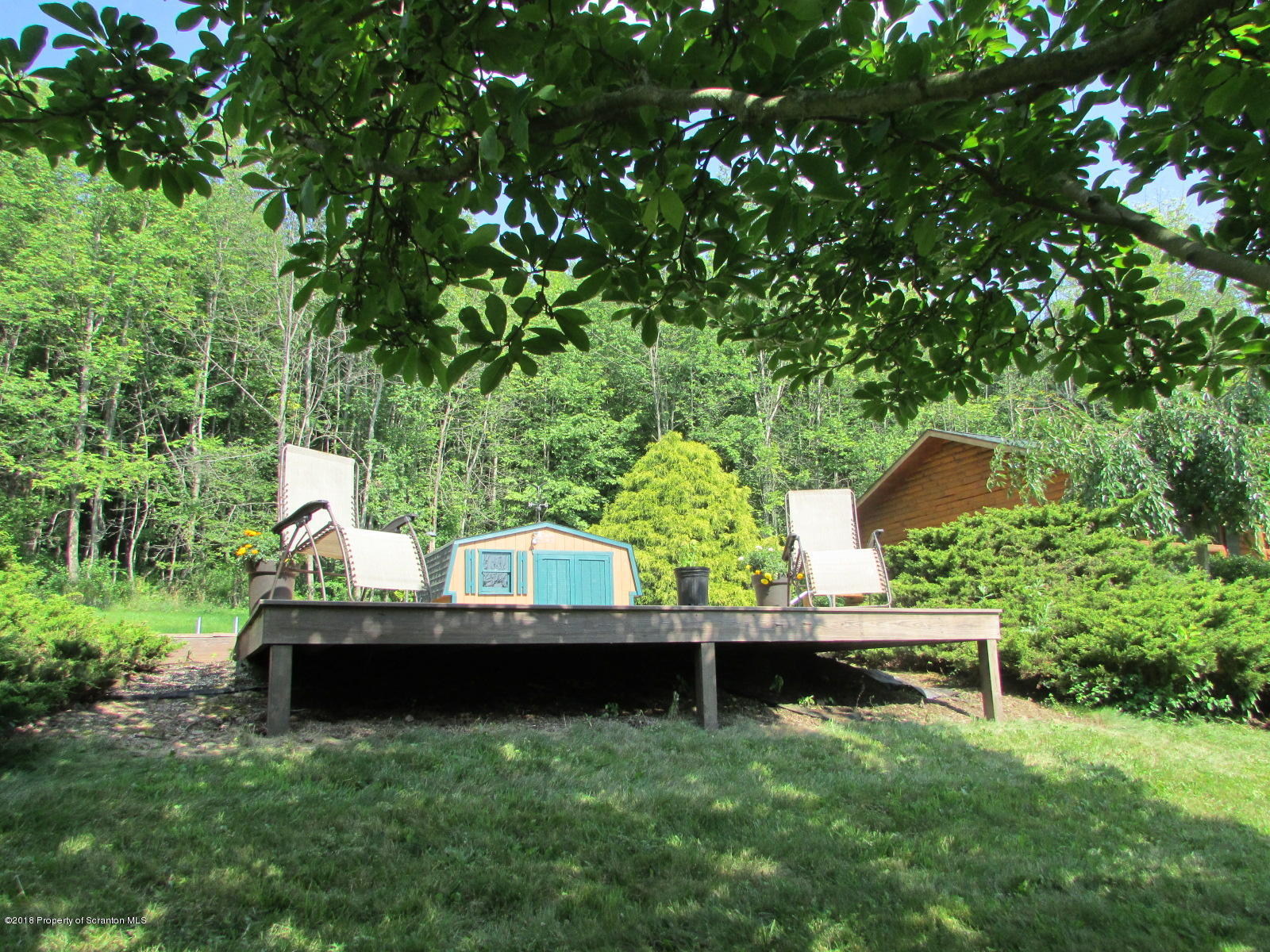 266 Brown Road Montrose, PA 18801 - Photo 8 of 47 a backyard of a house with lots of green space
