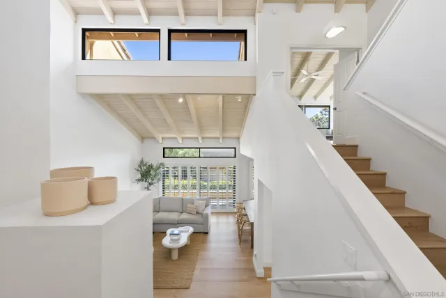 a room with furniture and rug