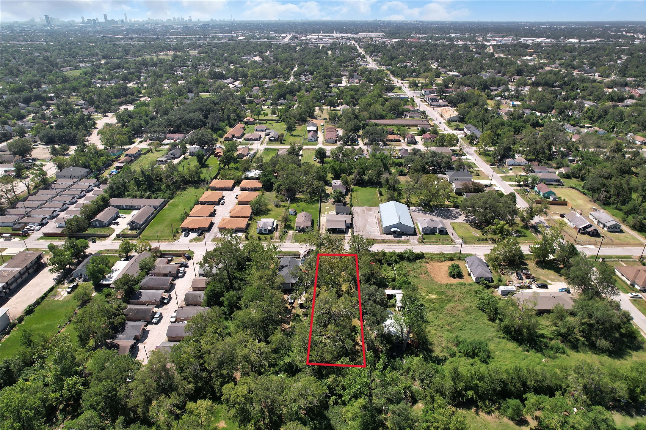3914 Wipprecht Street Houston, TX 77026 - Photo 9 of 13 an aerial view of residential houses with city and green space