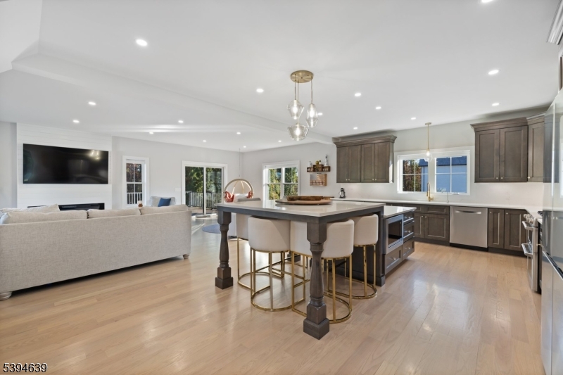 574 Ridgedale Avenue East Hanover, NJ 07936 - Photo 5 of 35 a living room with stainless steel appliances furniture and a flat screen tv