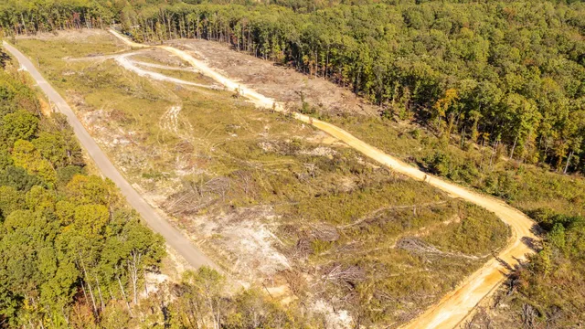 a view of a lake with a mountain