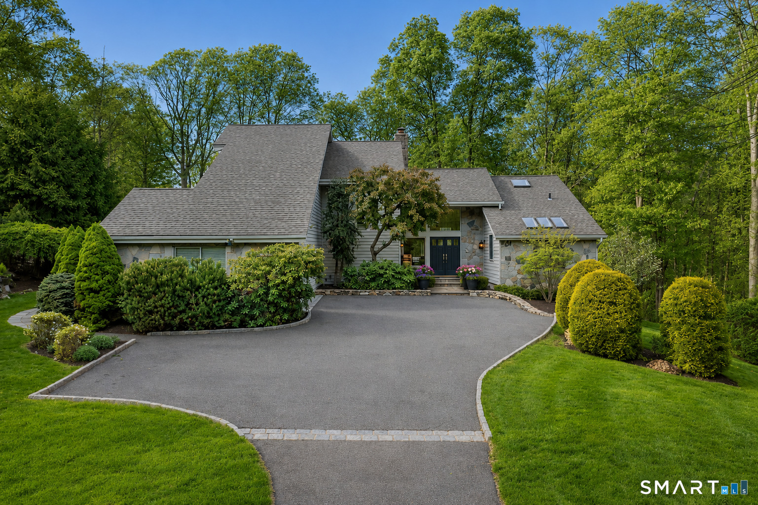 9 Green Lane Ridgefield, CT 06877 - Photo 1 of 40 an aerial view of a house