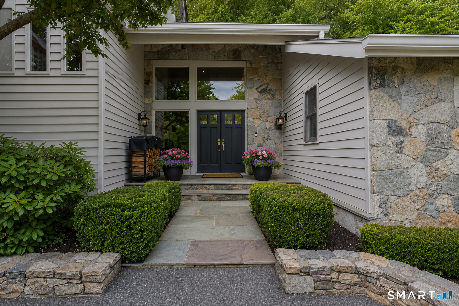 9 Green Lane Ridgefield, CT 06877 - Photo 2 of 40 a front view of a house