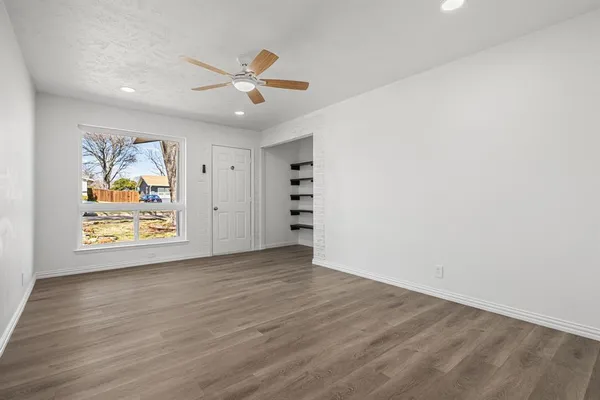 wooden floor in an empty room