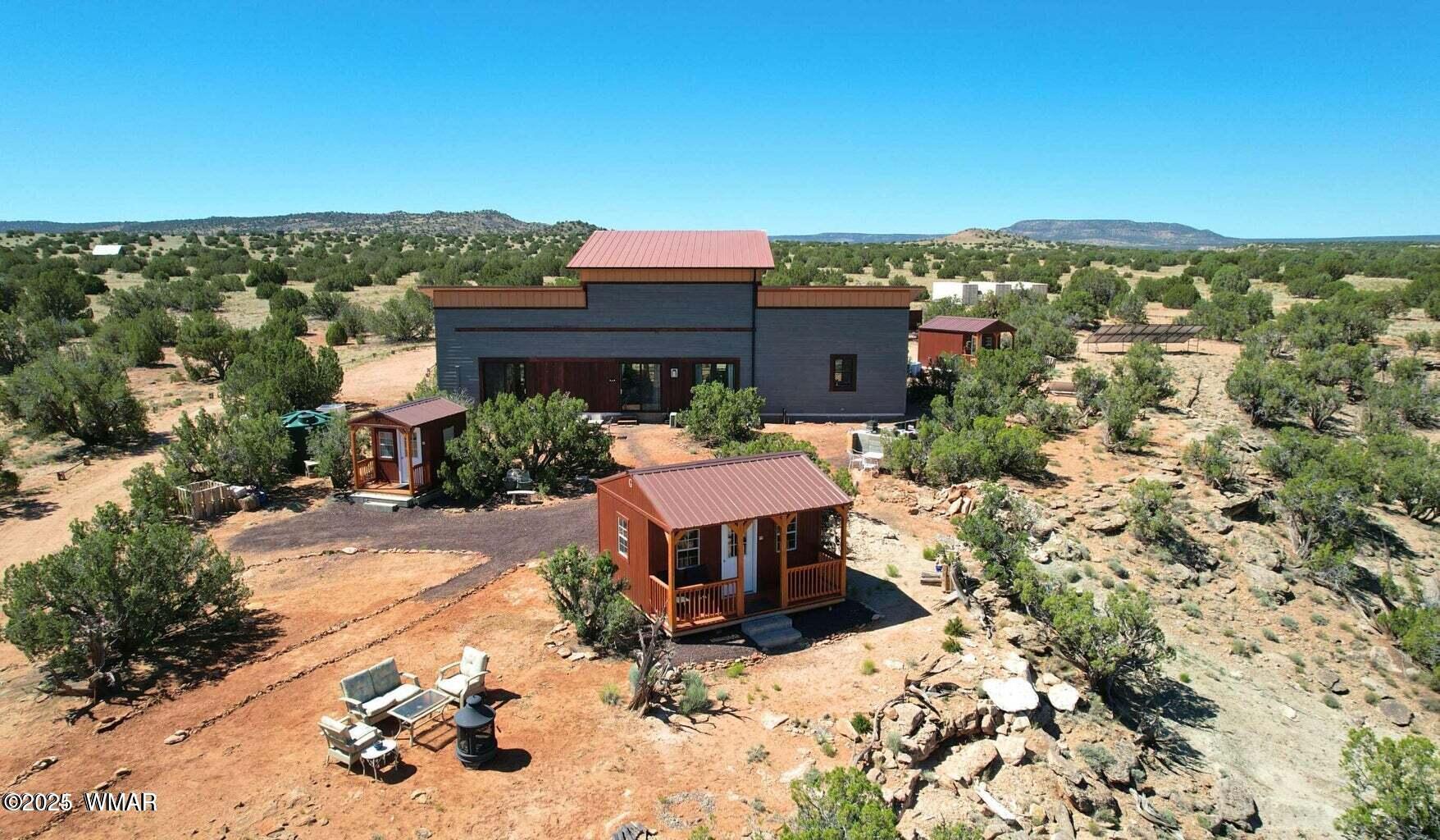 12 County Road Concho, AZ 85924 - Photo 4 of 85 Out-Buiildings Add Sq Ft w/o the Property Tax: Guest Bunkhouse, Pumphouse, Electric Powerhouse