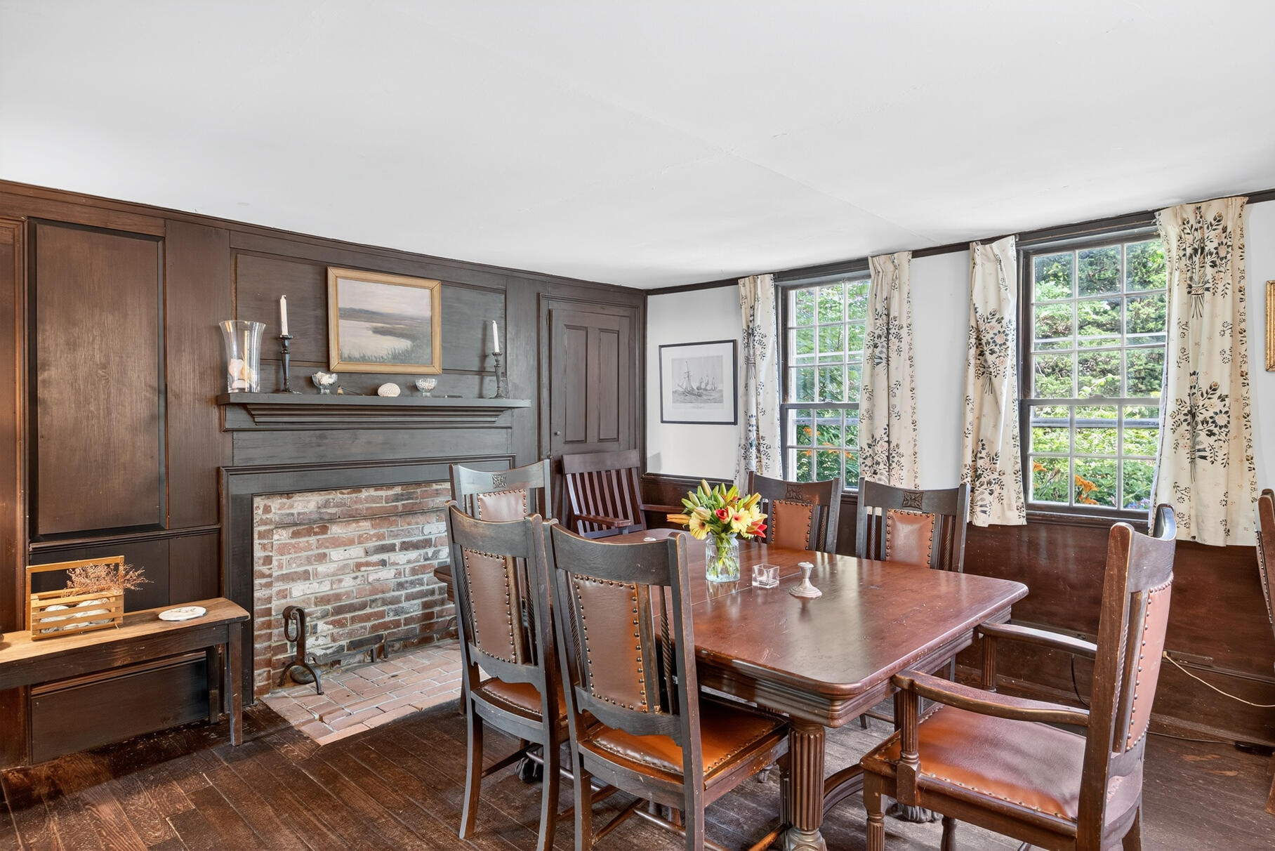 10 Cartway South Eastham, MA 02642 - Photo 21 of 52 a view of a dining room with furniture window and wooden floor