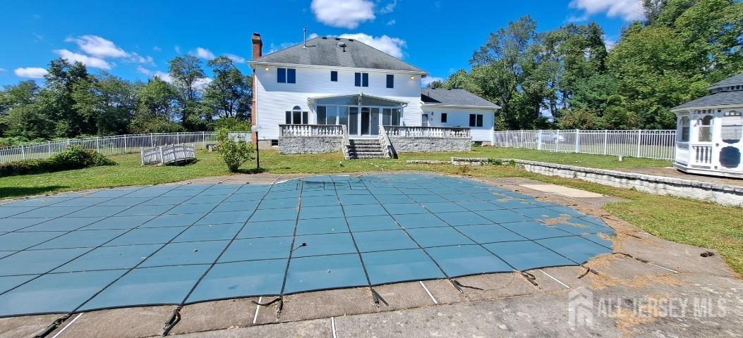 58 Bergen Mills Road Monroe Township, NJ 08831 - Photo 23 of 24 a view of a house with swimming pool