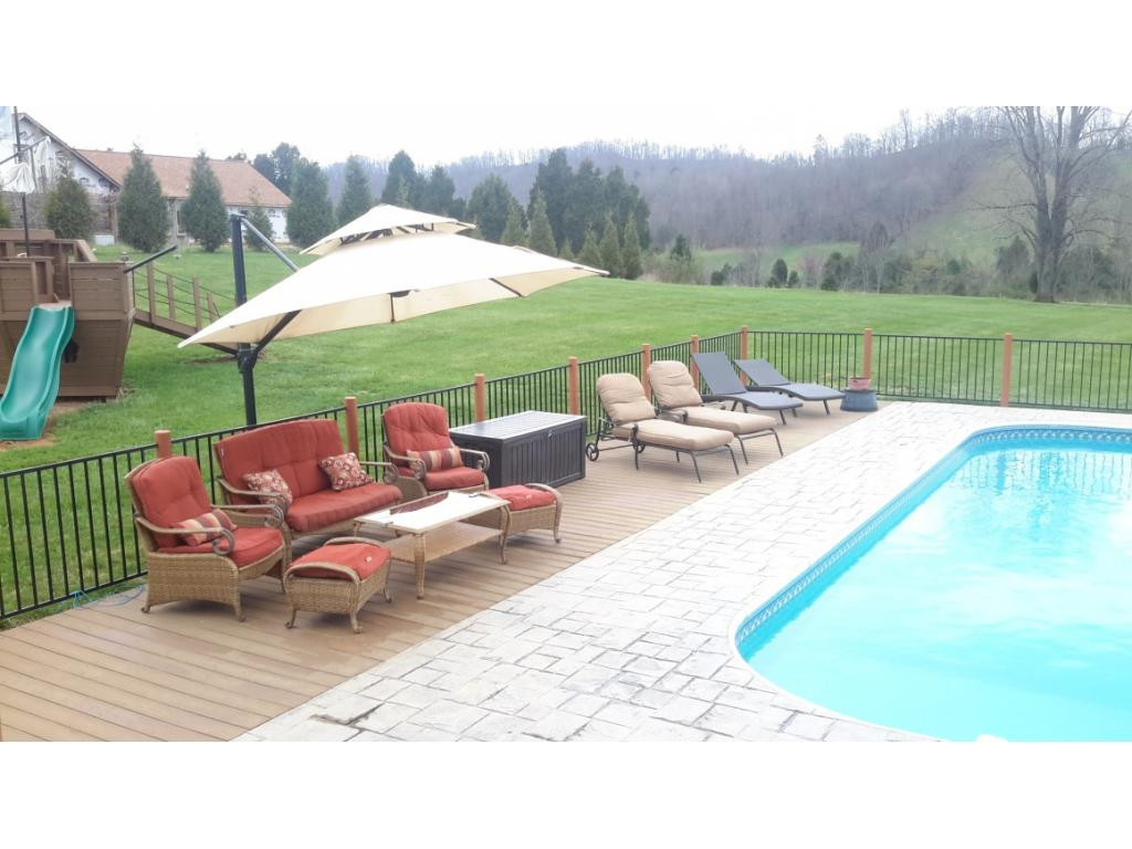581 Way Cross Road Church Hill, TN 37642 - Photo 20 of 36 Nice Patio Beside the Pool
