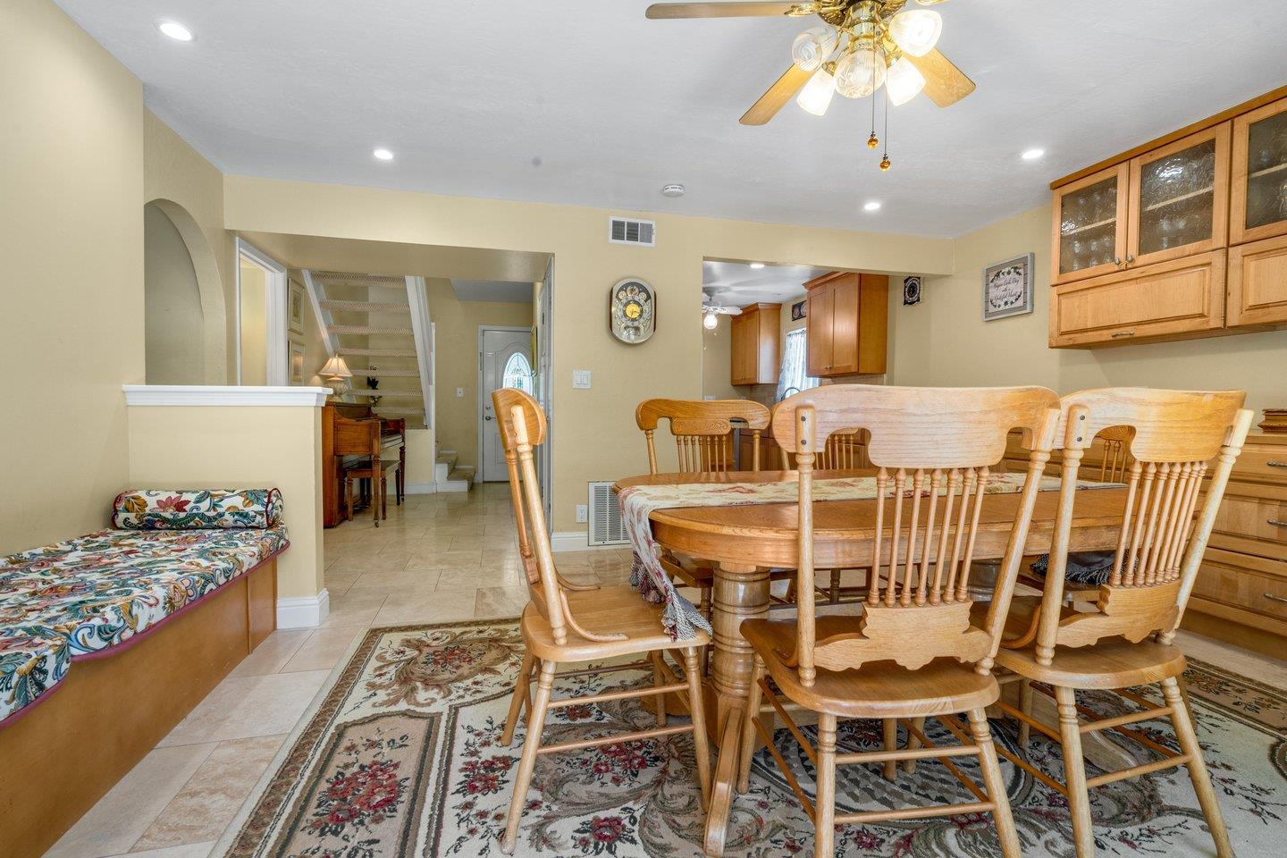 2289 Montezuma Drive Campbell, CA 95008 - Photo 15 of 46 a dining room with furniture and chandelier