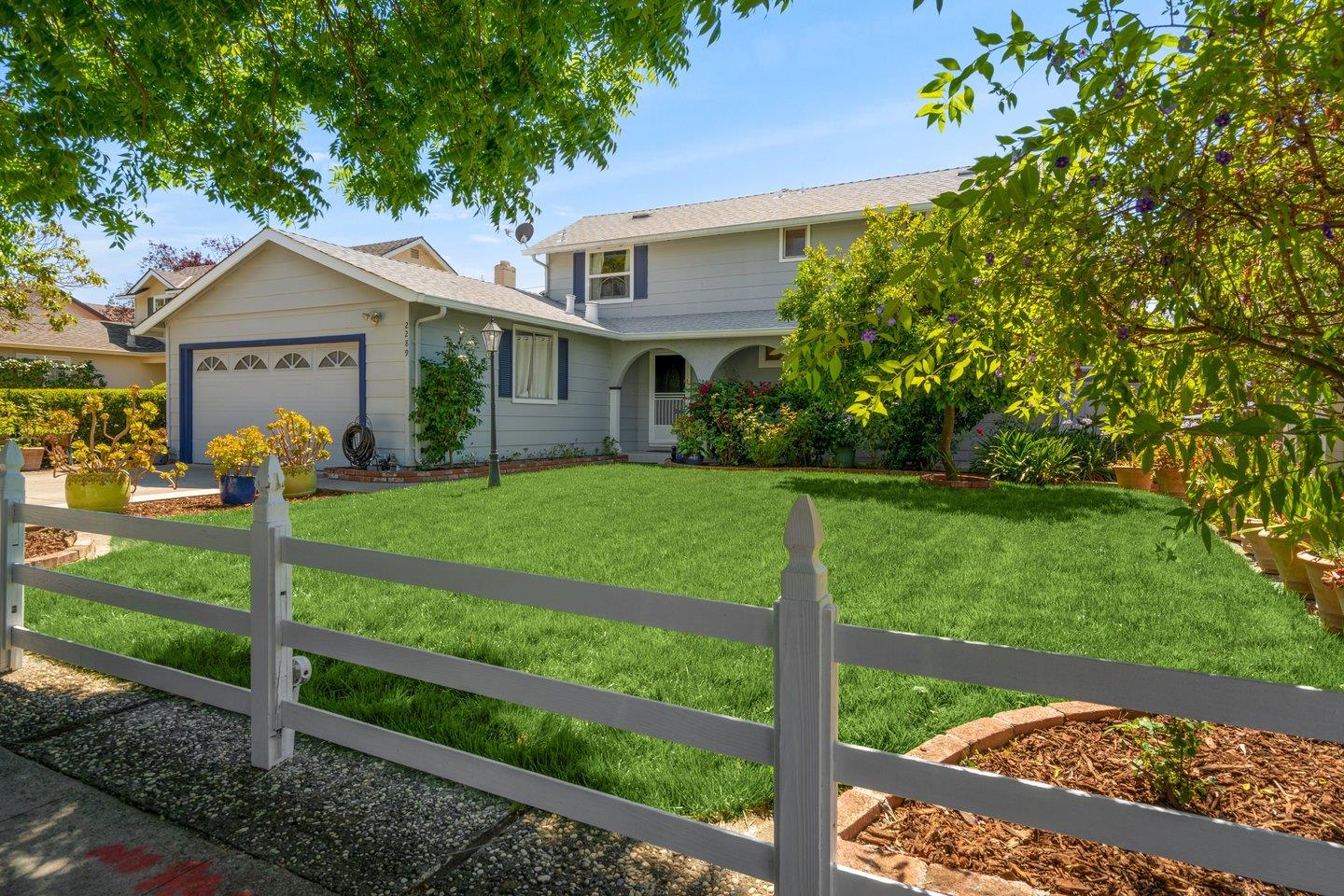 2289 Montezuma Drive Campbell, CA 95008 - Photo 3 of 46 a front view of a house with a yard