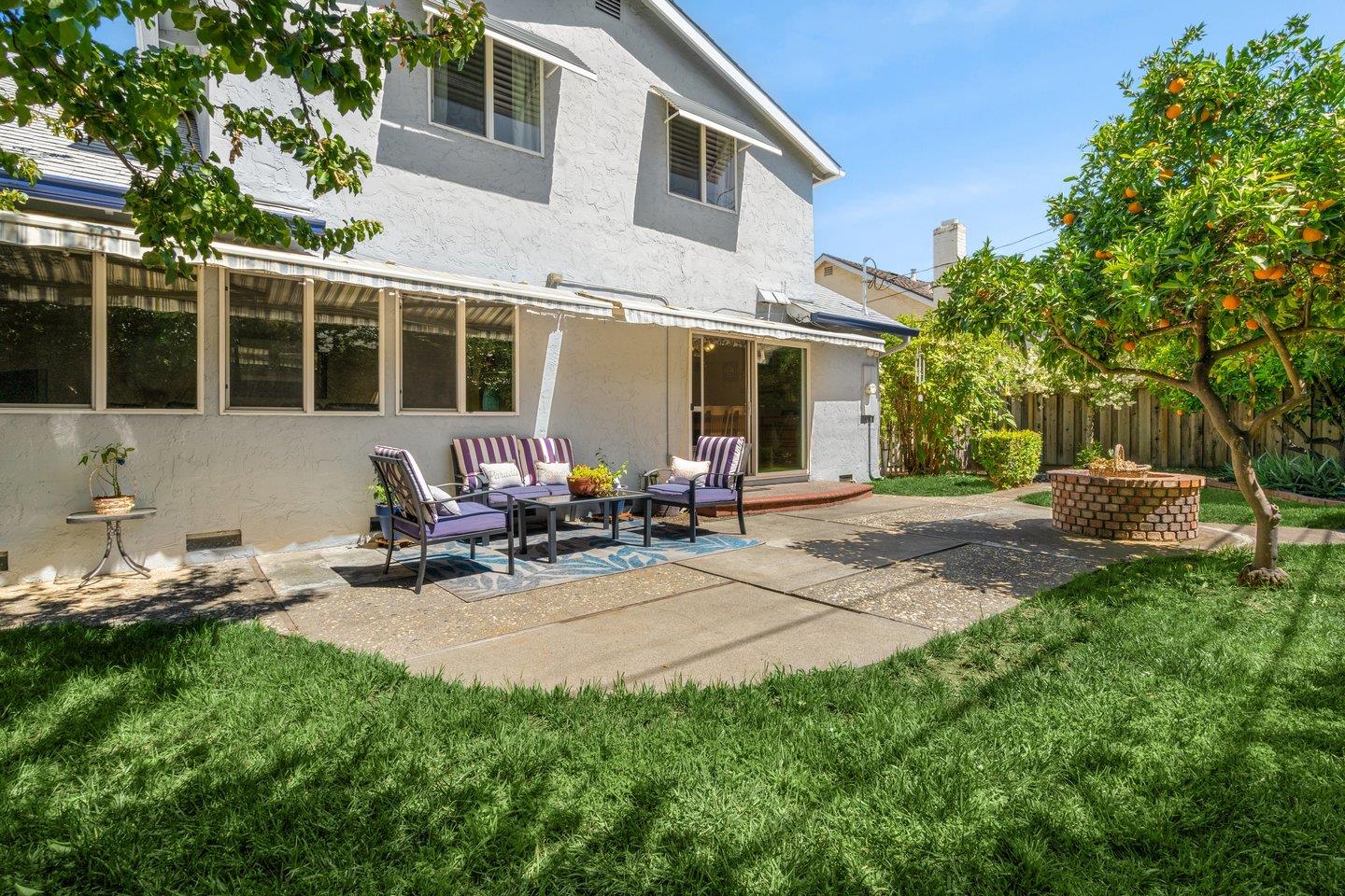 2289 Montezuma Drive Campbell, CA 95008 - Photo 35 of 46 a view of a backyard with sitting area and furniture