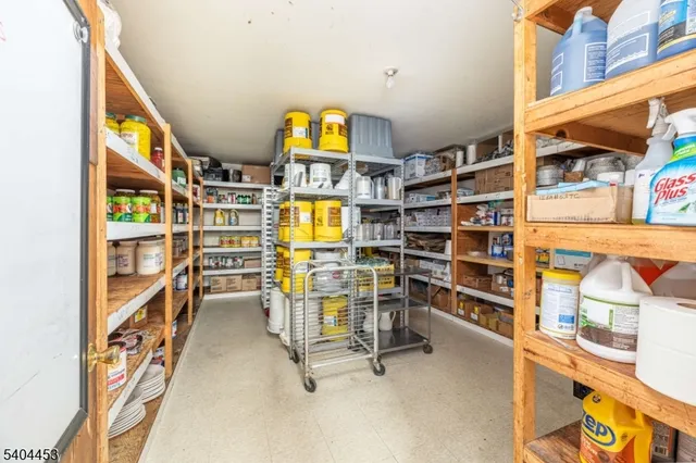 a view of store room with racks