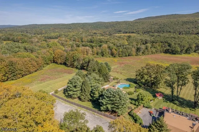 a view of lake and mountain