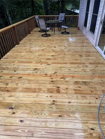 a view of outdoor space and deck