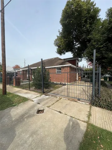 a balcony with view of street