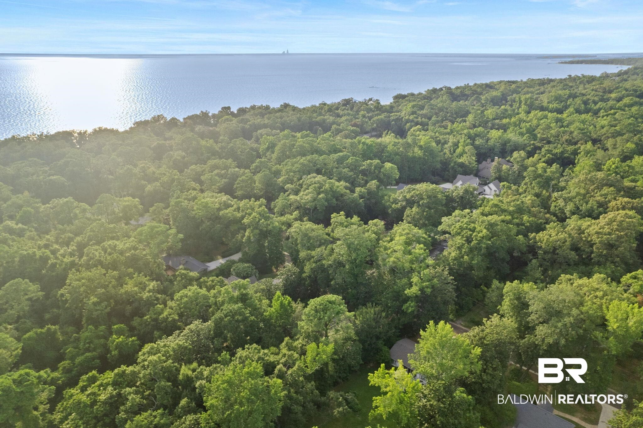 202 Beall Lane Daphne, AL 36526 - Photo 46 of 46 Aerial view with a water view