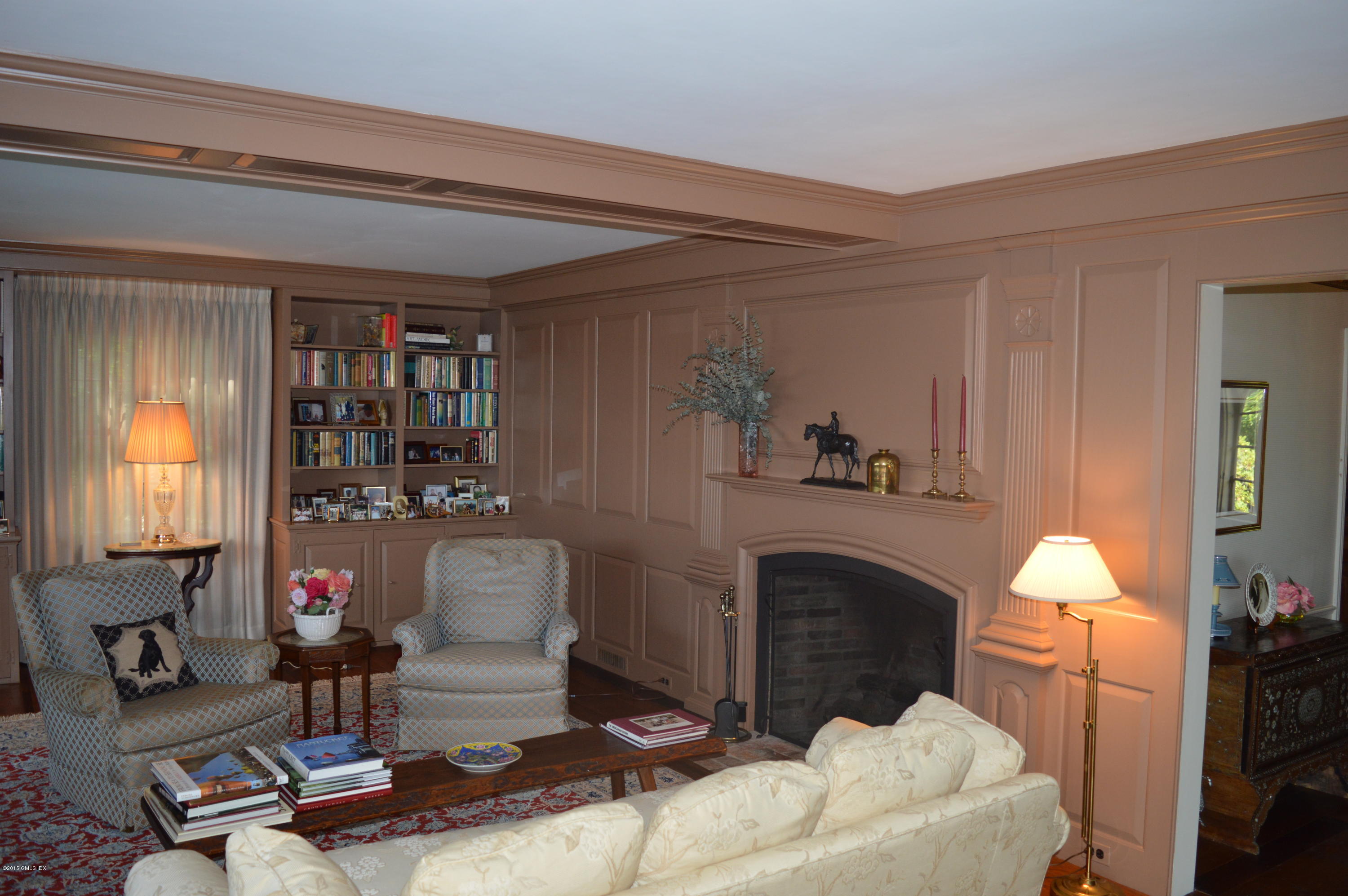 2 Bridle Path Lane Riverside, CT 06878 - Photo 11 of 24 a living room with furniture and a fireplace