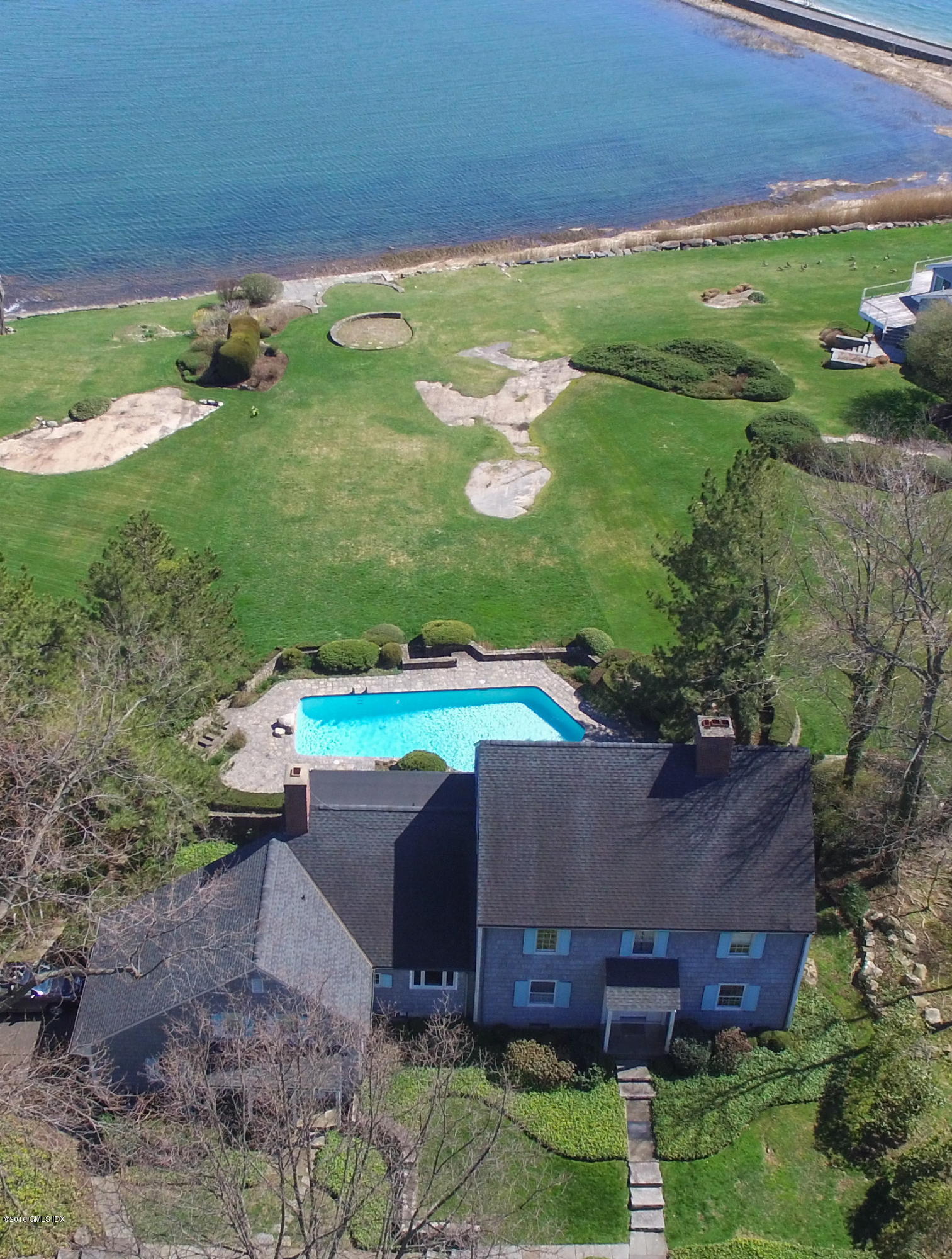 2 Bridle Path Lane Riverside, CT 06878 - Photo 22 of 24 an aerial view of a house