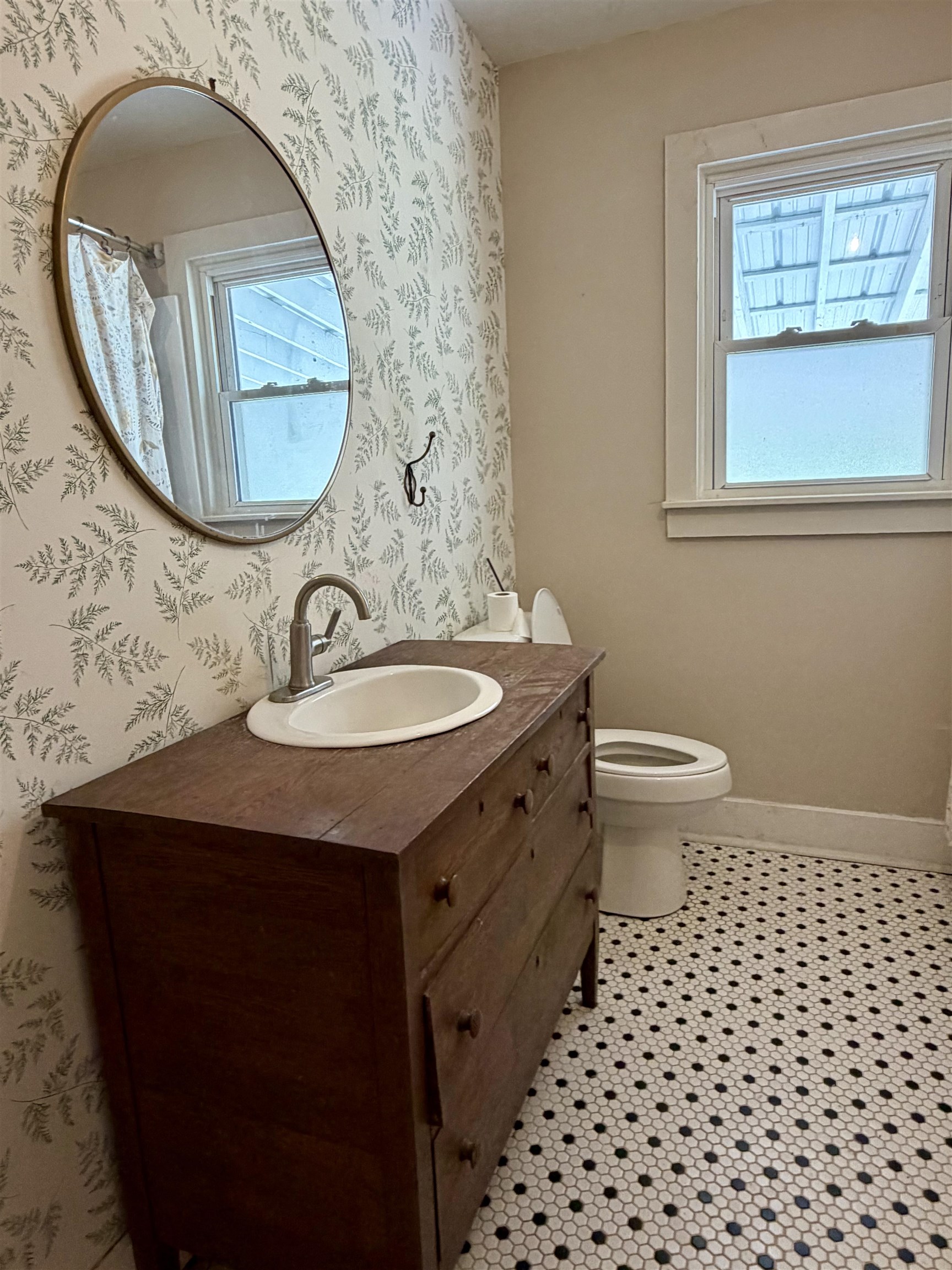 160 Chewalla Road Ramer, TN 38367 - Photo 24 of 39 Full bathroom featuring vanity, plenty of natural light, a shower with curtain, and light tile patterned floors