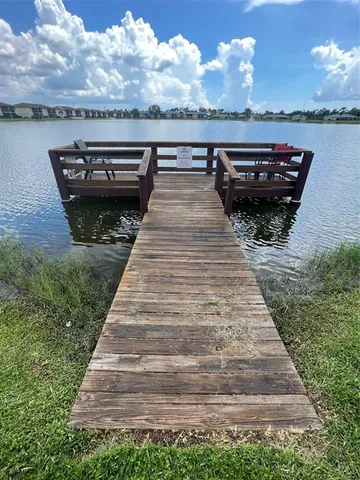 a view of lake from window