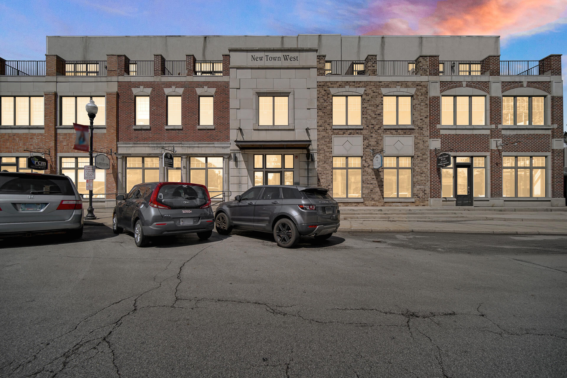 123 North Main Street, Unit 301 Crown Point, IN 46307 - Photo 24 of 25 a view of a car park in front of a building