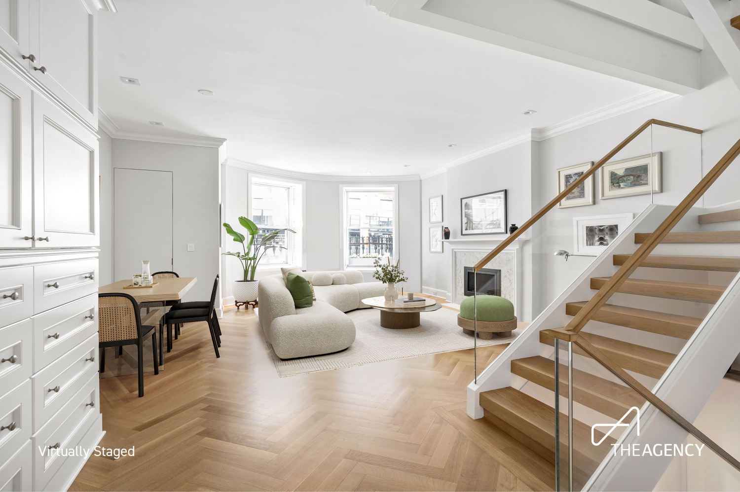 303 West 80th Street, Unit 2B1B Manhattan, NY 10024 - Photo 3 of 16 a living room with furniture and a potted plant