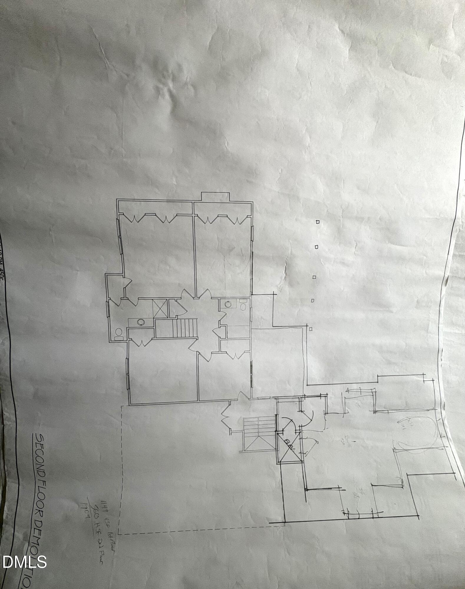 2305 Wheeler Road Raleigh, NC 27612 - Photo 34 of 36 Wheeler 2nd floor addition plans IMG_018