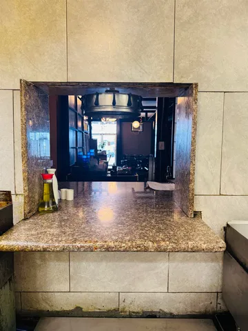 a close view of sink and stove