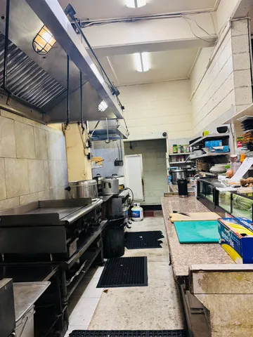 a picture of a outdoor space with seating area