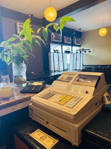 a room with furniture and a window