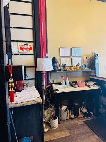 a patio with water view and a ocean view