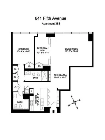 $2,950,000 | 641 5th Avenue, Unit 38B | Midtown East