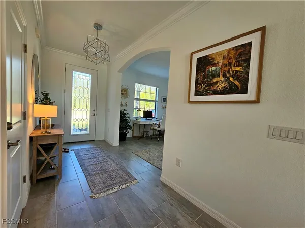 a very nice looking room with a large window