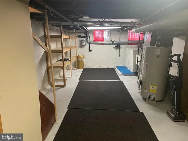 a view of storage and utility room