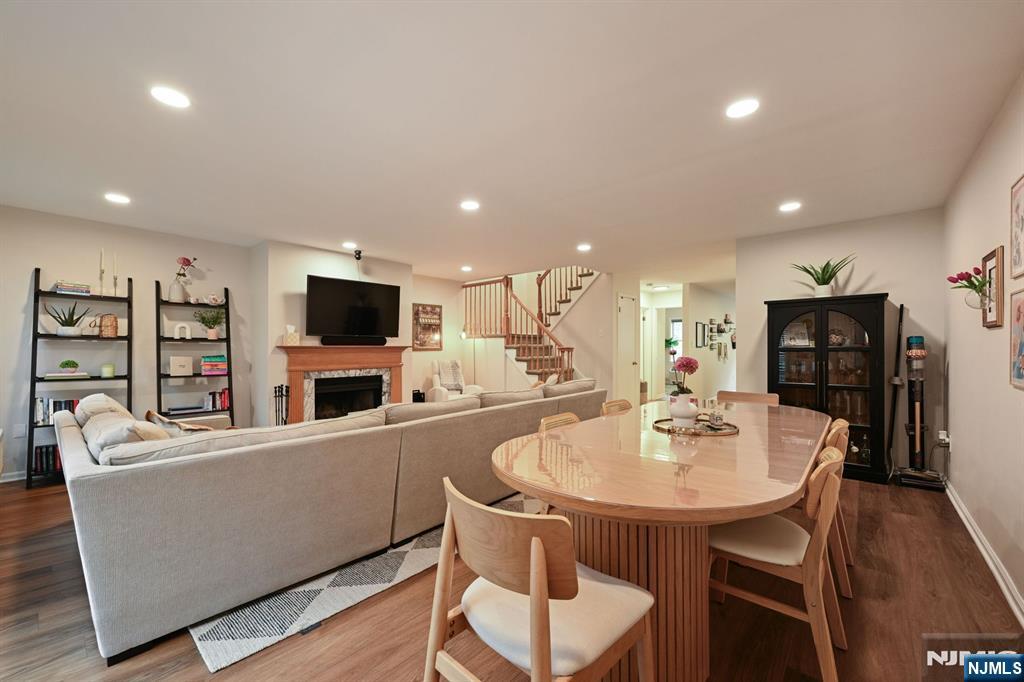 50 Pine Street, Unit 206 Montclair, NJ 07042 - Photo 7 of 23 a living room with furniture and a flat screen tv