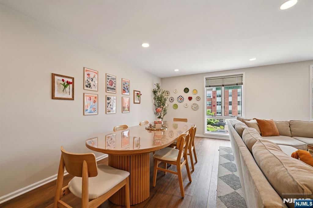 50 Pine Street, Unit 206 Montclair, NJ 07042 - Photo 8 of 23 a view of a dining room with furniture and wooden floor