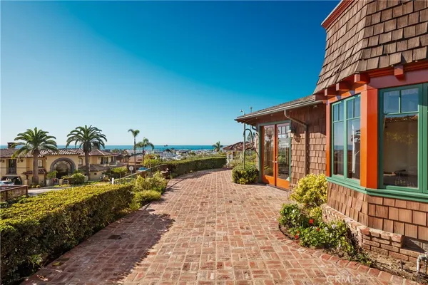 a living room with large windows